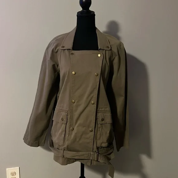 NEW Current/Elliott Women's Regiment Utility Jacket. Size Med. Color - Basil NWT - Picture 1 of 4